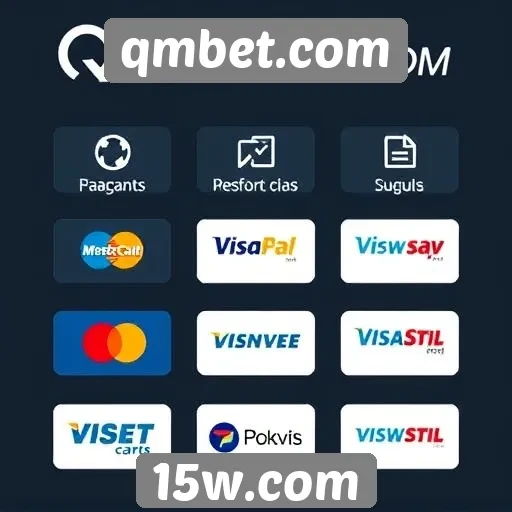 Métodos de pagamento no site qmbet.com