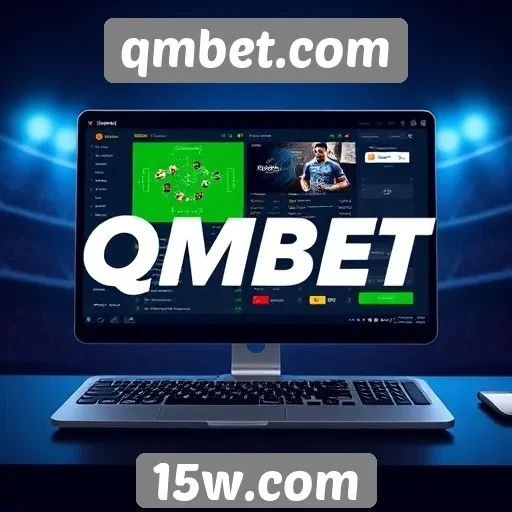 Interface do usuário do qmbet.com em destaque